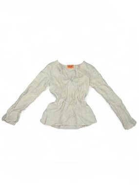 vintage y2k juicy couture beige top
